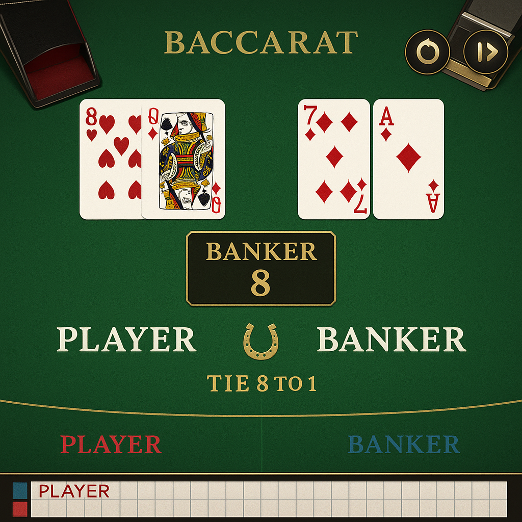 BankonBet - Jeu de table Baccarat - Limites élevées