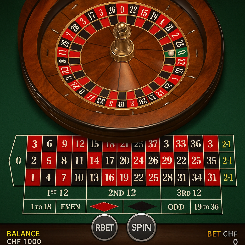BankonBet - Jeu de table Roulette - Variantes européenne et française
